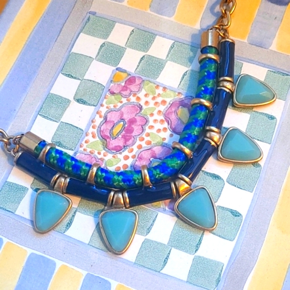 J. Crew Mixed Materials Necklace View 2